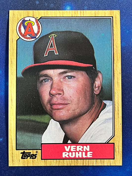 1987 Topps #221 Vern Ruhle California Angels