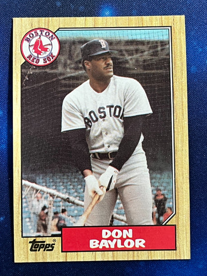 1987 Topps #230 Don Baylor Boston Red Sox