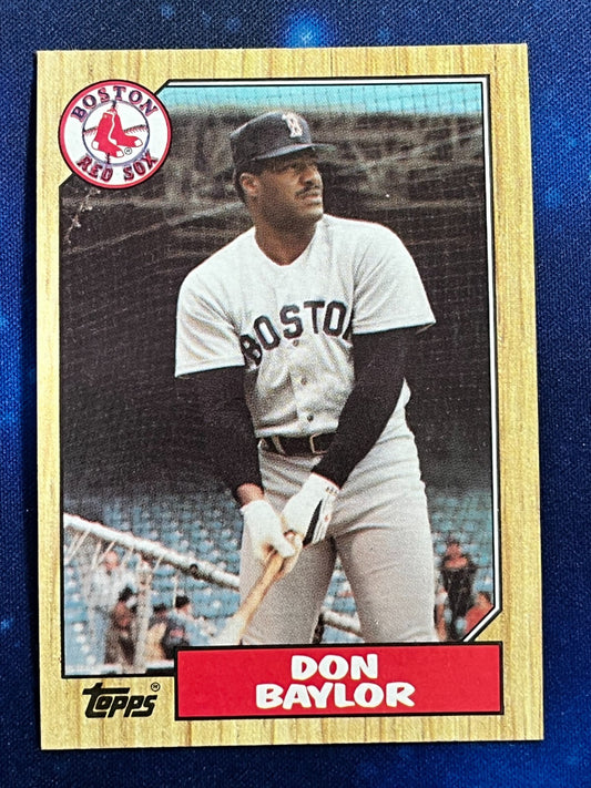 1987 Topps #230 Don Baylor Boston Red Sox