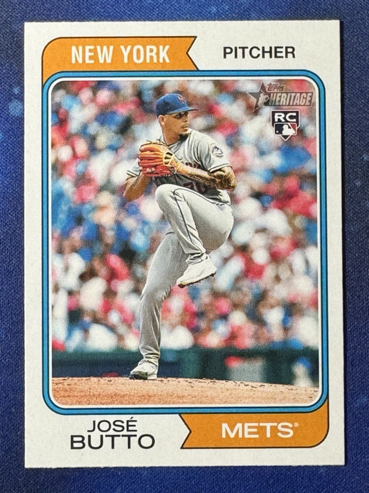 Jose Butto 2023 Topps Heritage Rookie #310 New York Mets