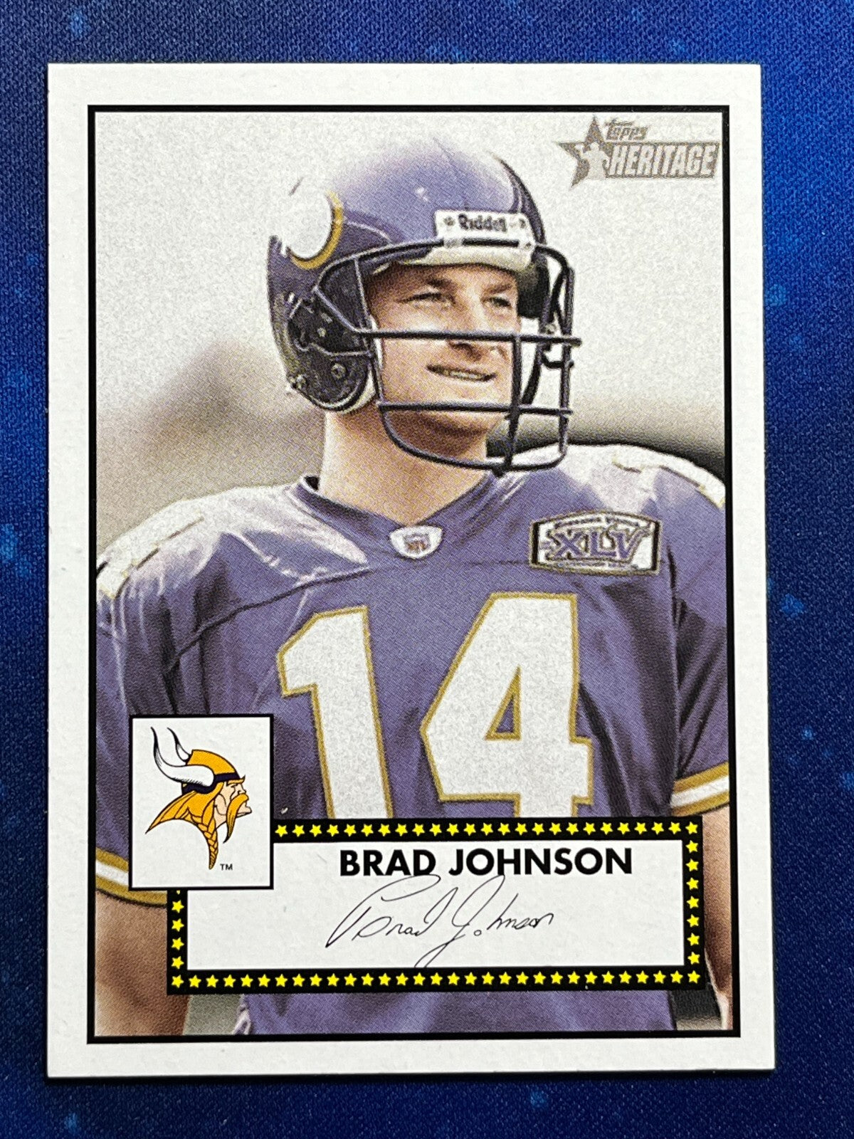 Brad Johnson 2006 Topps Heritage #241 Minnesota Vikings