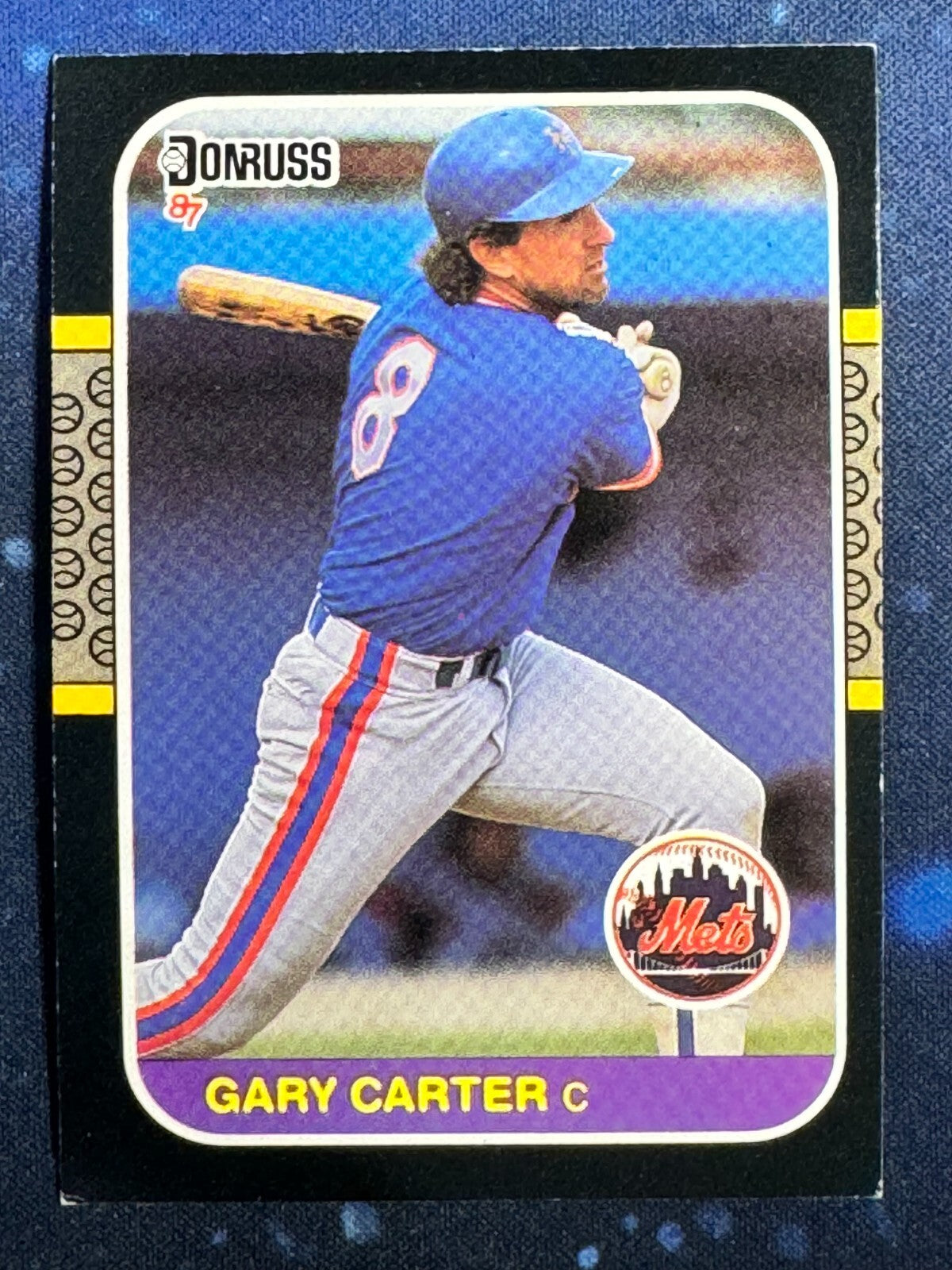 1987 Donruss #69 Gary Carter New York Mets