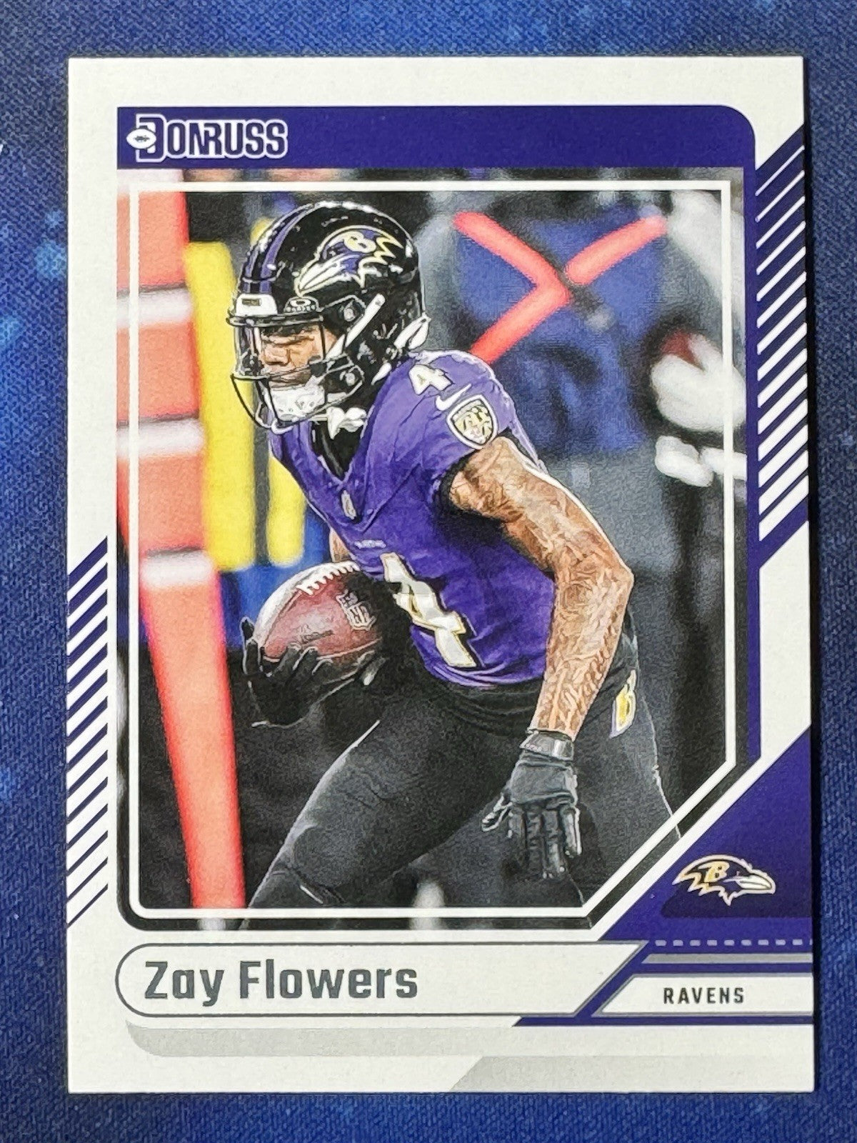 Zay Flowers 2024 Donruss #278 Baltimore Ravens