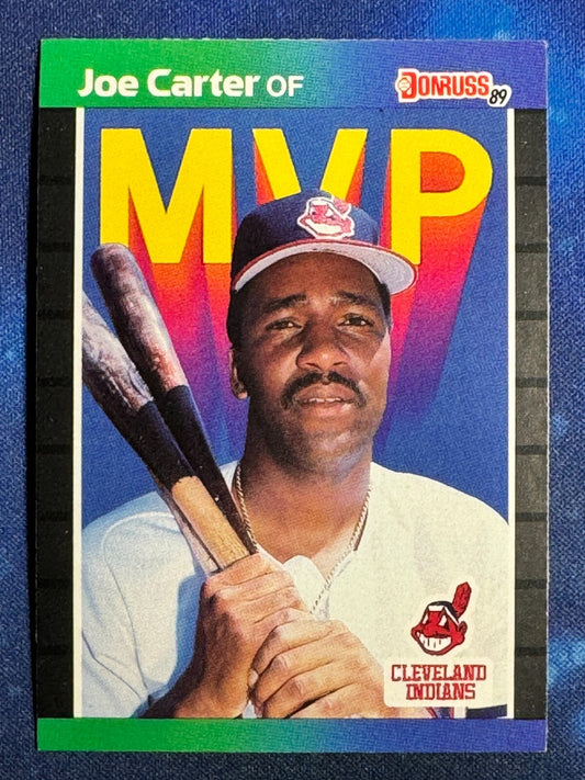 Joe Carter 1989 Donruss MVP #BC-3 Cleveland Indians