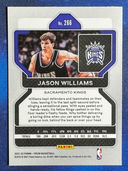 Jason Williams 2021-22 Panini Prizm #266 Sacramento Kings