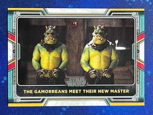 2022 Star Wars: Book of Boba Fett Base #11 The Gamorreans Meet Their New Master