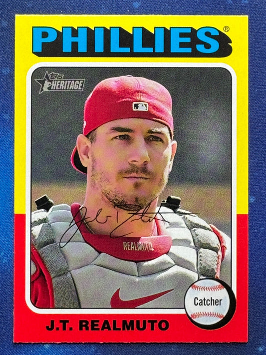 2024 Topps Heritage #159 J.T. Realmuto Philadelphia Phillies