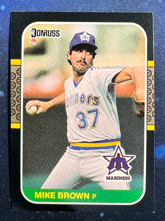 1987 Donruss #563 Mike Brown Seattle Mariners