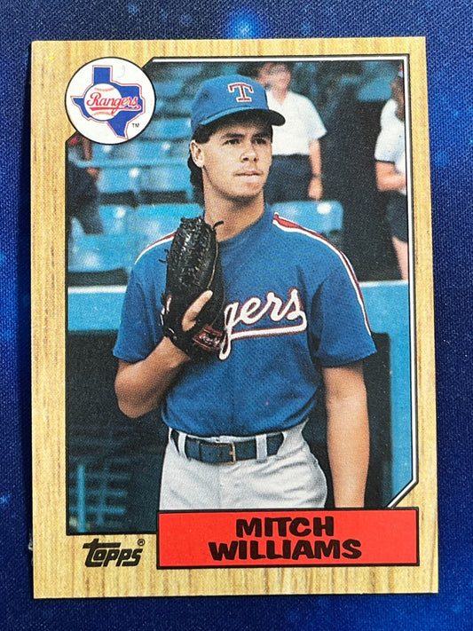1987 Topps #291 Mitch Williams Texas Rangers