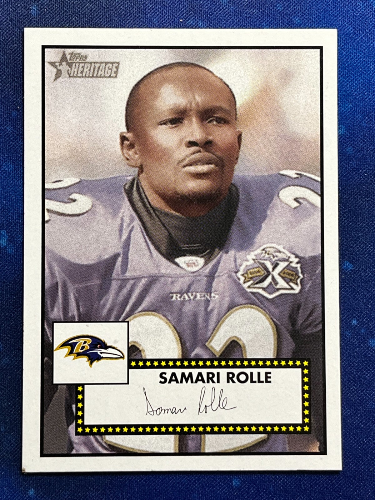 Samari Rolle 2006 Topps Heritage #304 Baltimore Ravens
