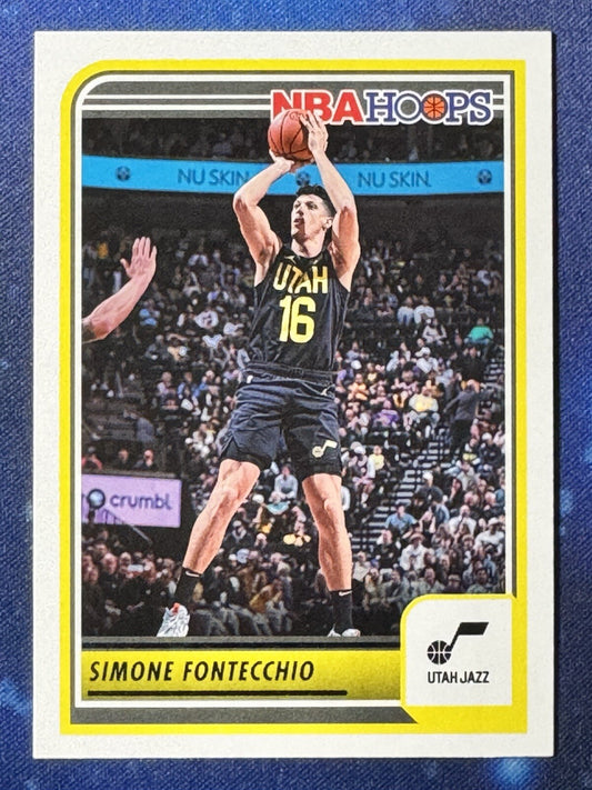 Simone Fontecchio 2023-24 Panini NBA Hoops #144 Utah Jazz