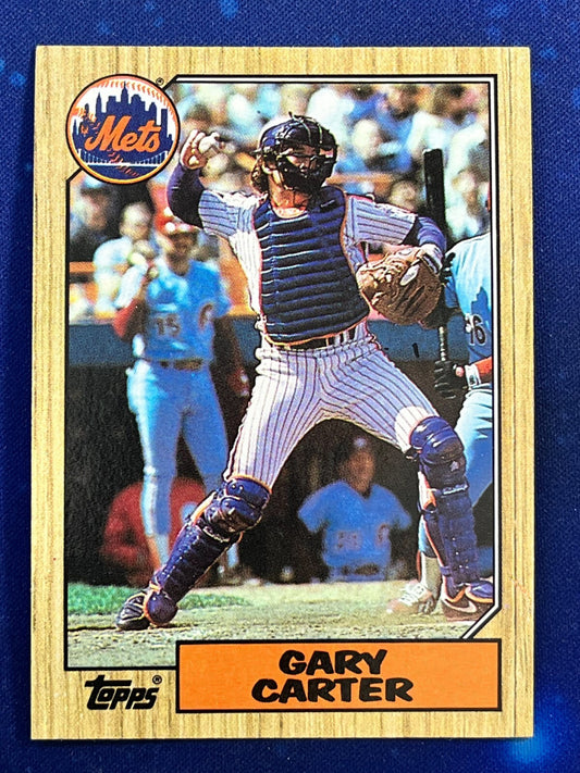 1987 Topps #20 Gary Carter New York Mets
