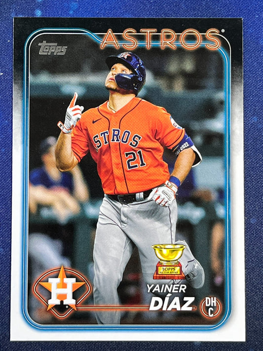 Yainer Diaz 2024 Topps Baseball All Star Rookie #77 Houston Astros
