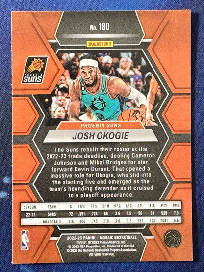 Josh Okogie 2022-23 Panini Mosaic Basketball #180 Phoenix Suns