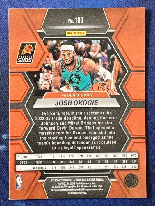 Josh Okogie 2022-23 Panini Mosaic Basketball #180 Phoenix Suns