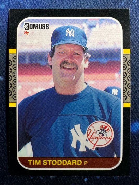 1987 Donruss #497 Tim Stoddard New York Yankees