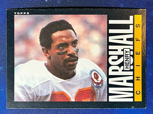 1985 Topps Football #279 Henry Marshall Kansas City Chiefs