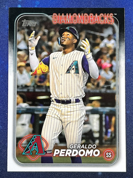 Geraldo Perdomo 2024 Topps Baseball #41 Arizona Diamondbacks