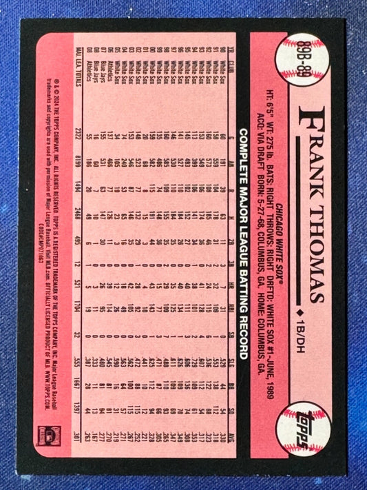 Frank Thomas 2024 Topps Baseball #89B-89 Chicago White Sox