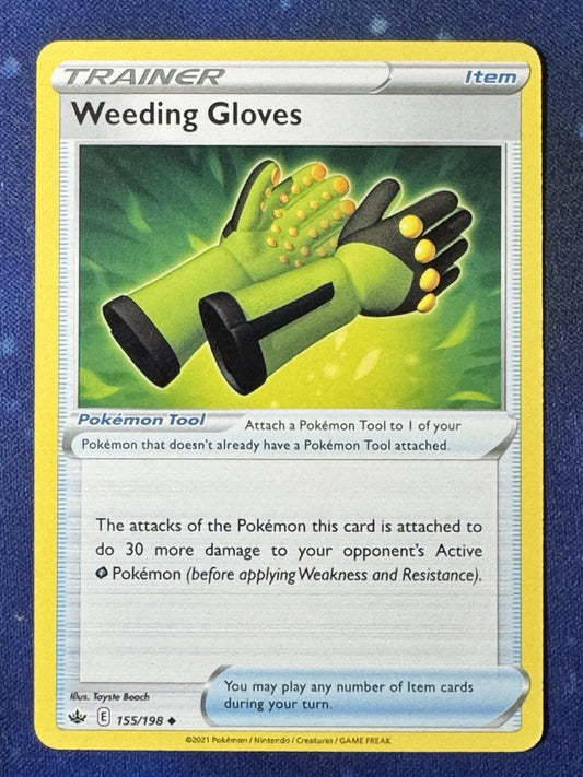 Weeding Gloves - 155/198 - Uncommon - Pokemon Chilling Reign - NM/M