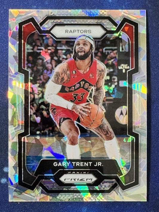 Gary Trent Jr. 2023-24 Panini Prizm Basketball Ice Prizm #243 Raptors