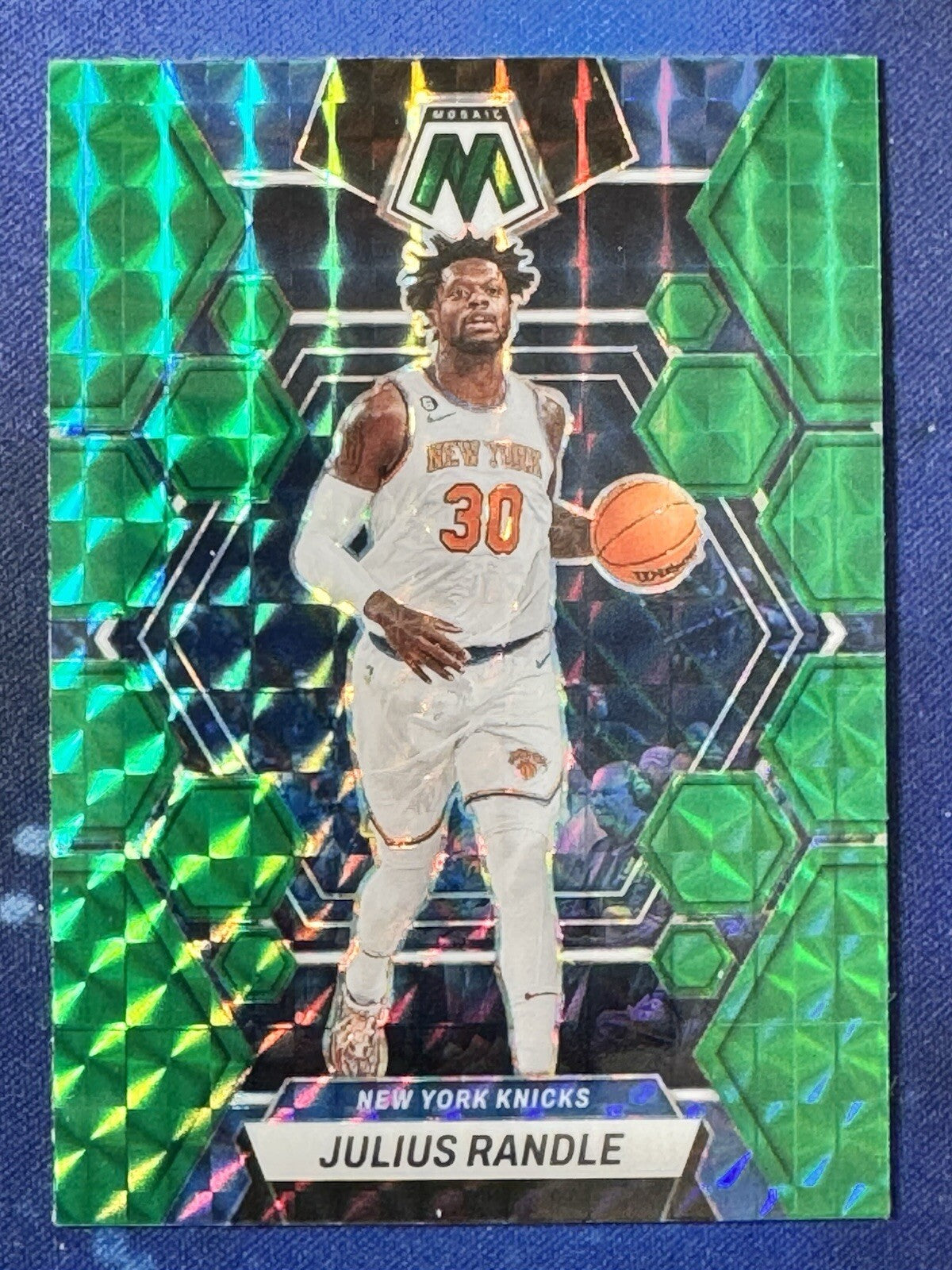 Julius Randle 2022-23 Panini Mosaic Basketball Mosaic Green #35 New York Knicks