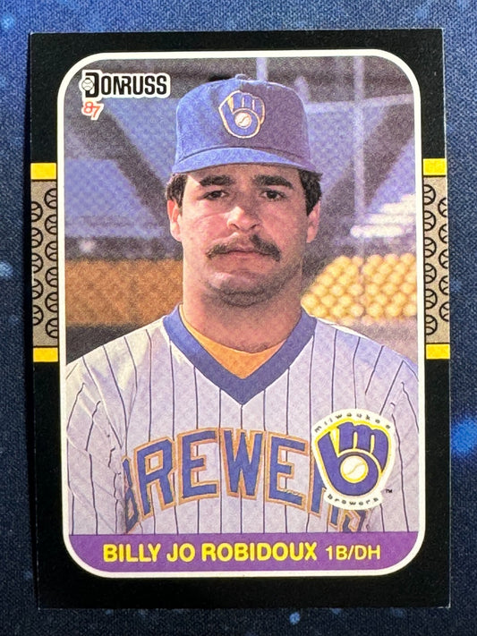 1987 Donruss #240 Billy Jo Robidoux Milwaukee Brewers