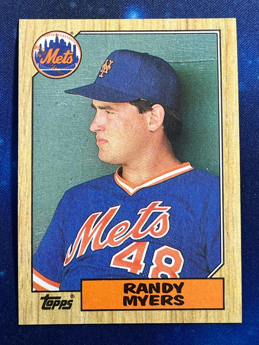 1987 Topps #213 Randy Myers New York Mets
