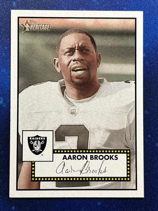 2006 Topps Heritage #282 Aaron Brooks Oakland Raiders