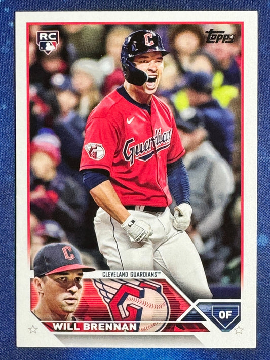 Will Brennan 2023 Topps Series 2 #453 Rookie (RC) Cleveland Guardians