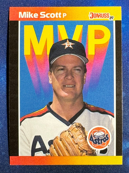 Mike Scott 1989 Donruss MVP #BC-2 Houston Astros