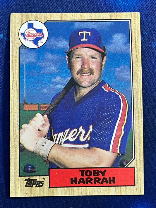 1987 Topps #152 Toby Harrah Texas Rangers