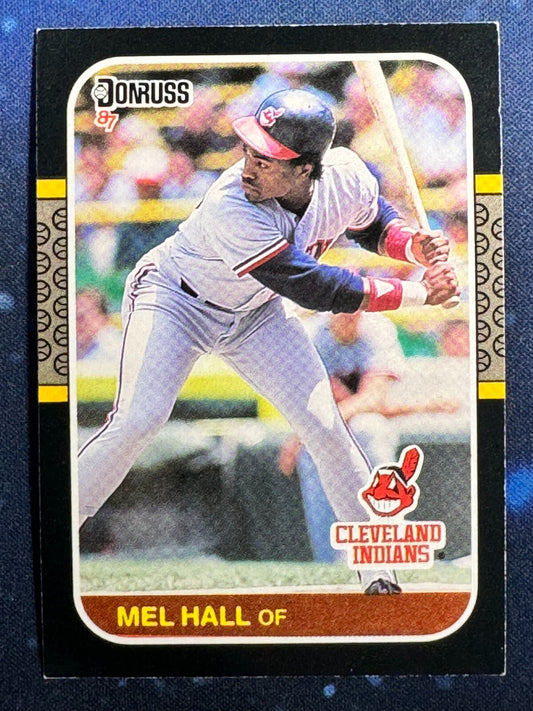 1987 Donruss #473 Mel Hall Cleveland Indians