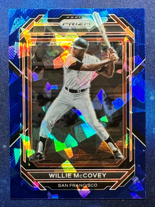 Willie McCovey 2023 Panini Prizm Blue Ice Prizm #288 San Francisco Giants
