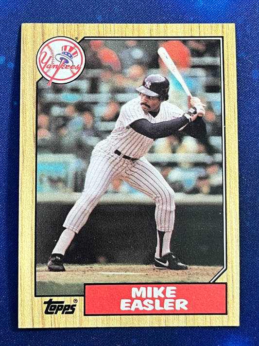 1987 Topps #135 Mike Easler New York Yankees
