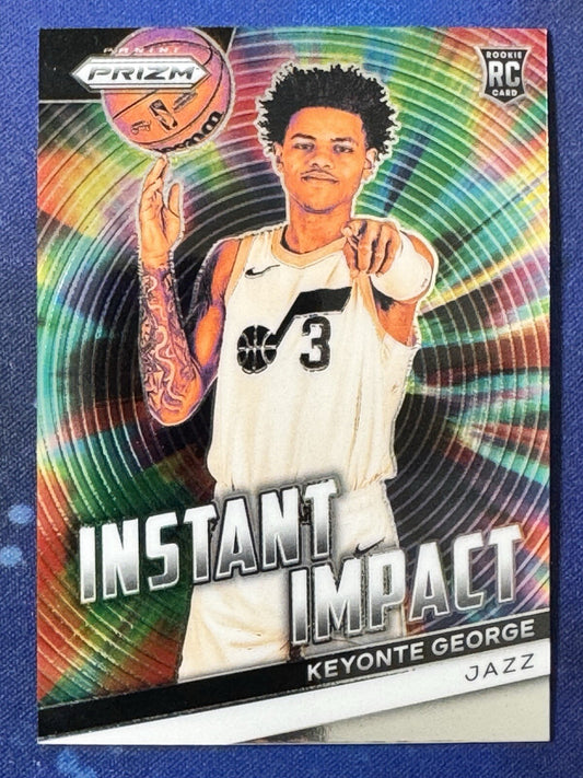 Keyonte George 2023-24 Panini Prizm Basketball Instant Impact Rookie #11 Jazz