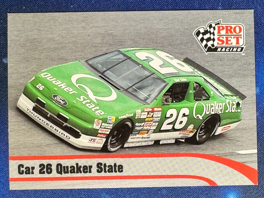 Brett Bodine's Car 1992 Pro Set #156 