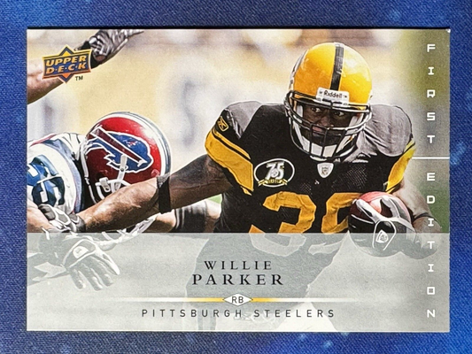 Willie Parker 2008 Upper Deck First Edition #115 Pittsburgh Steelers