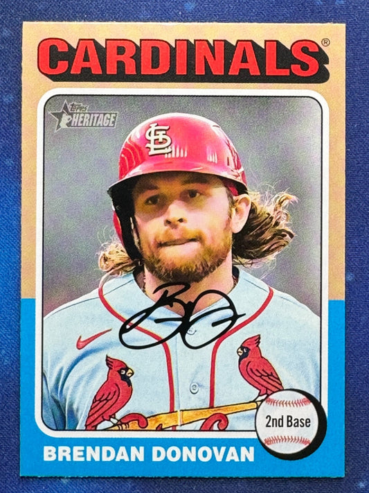 2024 Topps Heritage #140 Brendan Donovan St. Louis Cardinals