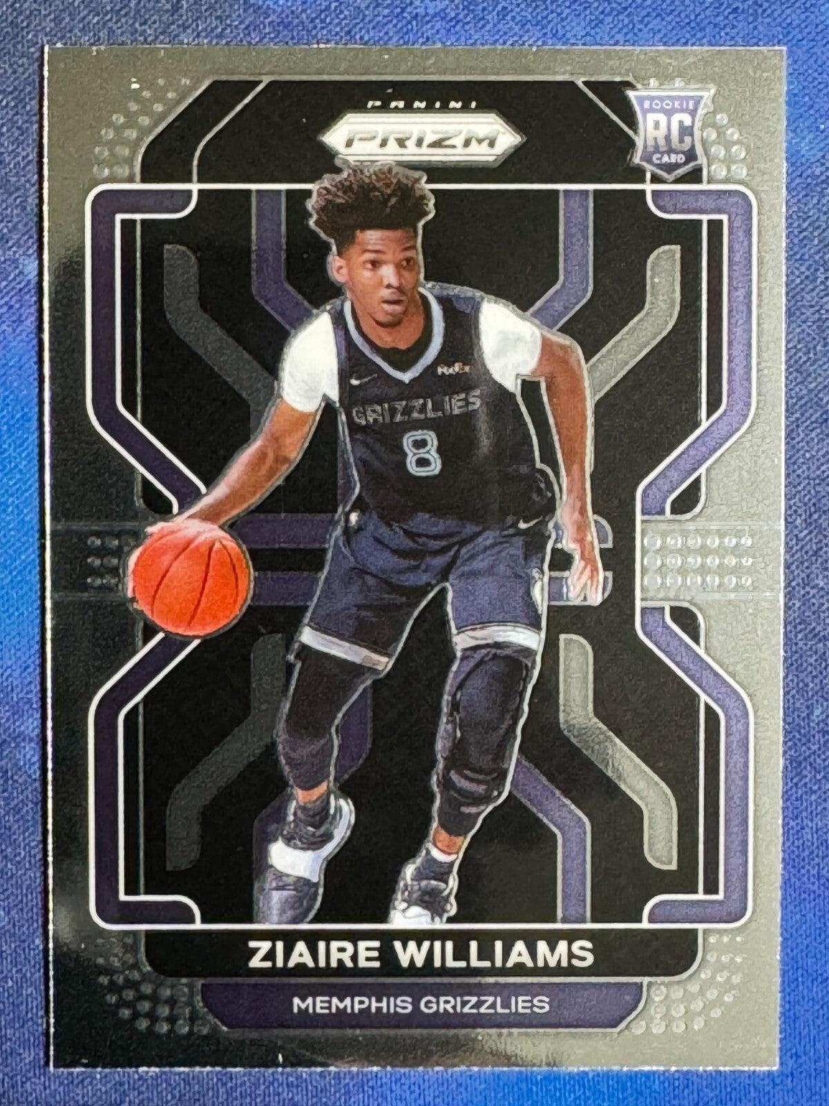 Ziaire Williams 2021-22 Panini Prizm Rookie (RC) #313 Memphis Grizzlies