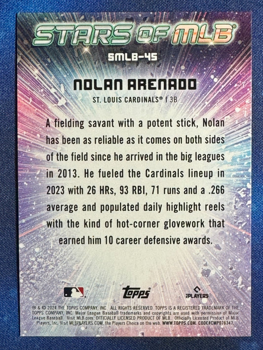 Nolan Arenado 2024 Topps Series 2 #SMLB-45 Stars of MLB St. Louis Cardinals