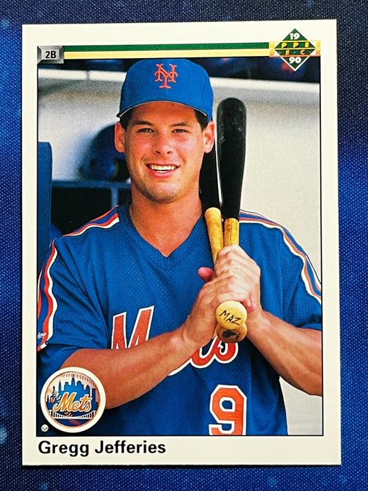 1990 Upper Deck #166 Gregg Jefferies New York Mets
