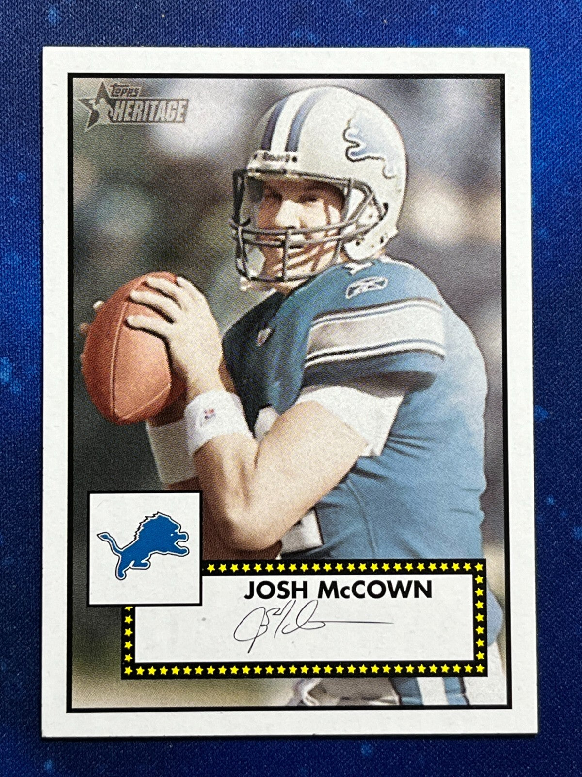 Josh McCown 2006 Topps Heritage #227 Detroit Lions