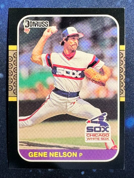 1987 Donruss #580 Gene Nelson Chicago White Sox