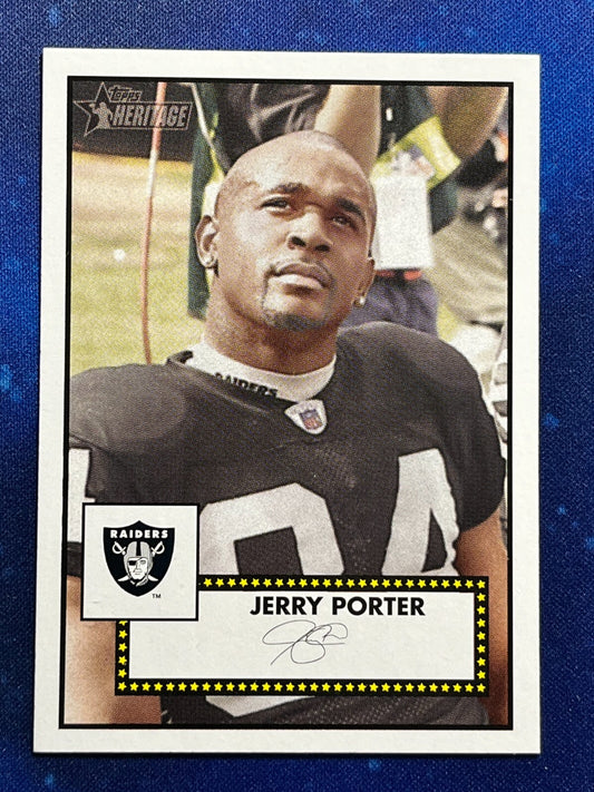 Jerry Porter 2006 Topps Heritage #340 Oakland Raiders
