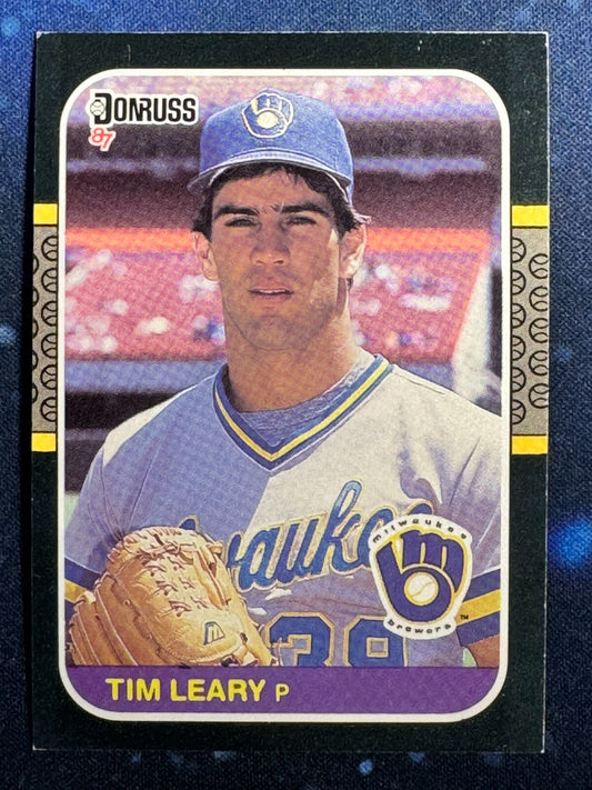 1987 Donruss #232 Tim Leary Milwaukee Brewers