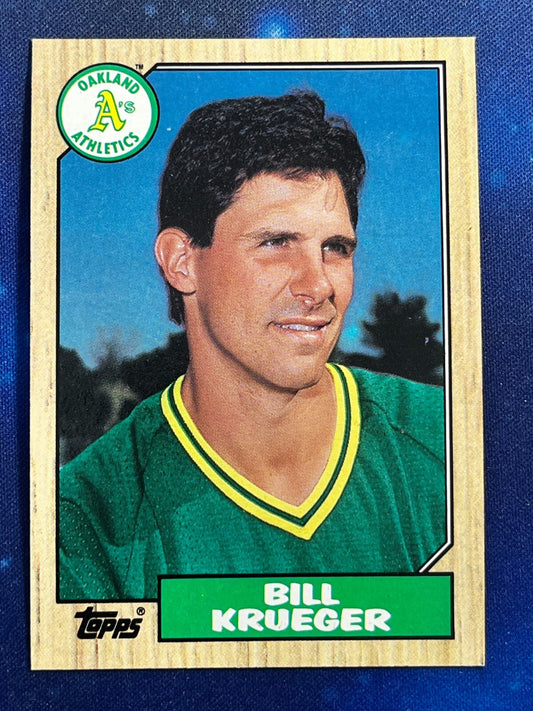 1987 Topps #238 Bill Krueger Oakland Athletics