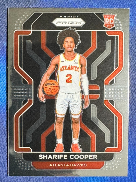 Sharife Cooper 2021-22 Panini Prizm Rookie (RC) #280 Atlanta Hawks