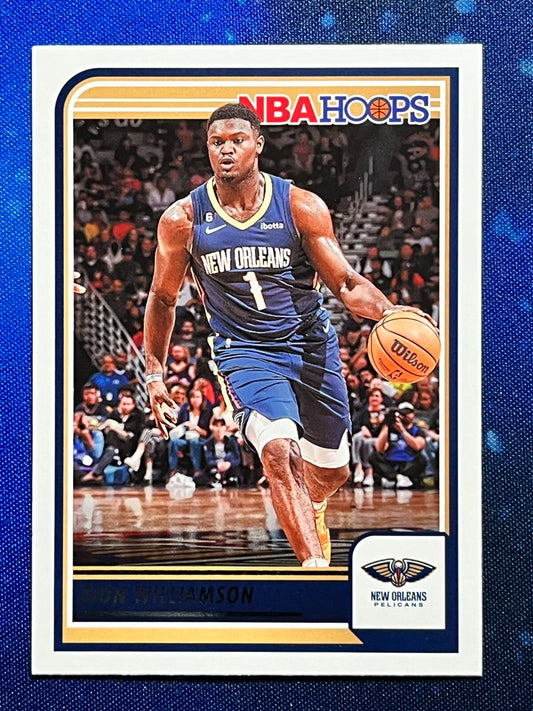 Zion Williamson 2023-24 Hoops #15 New Orleans Pelicans