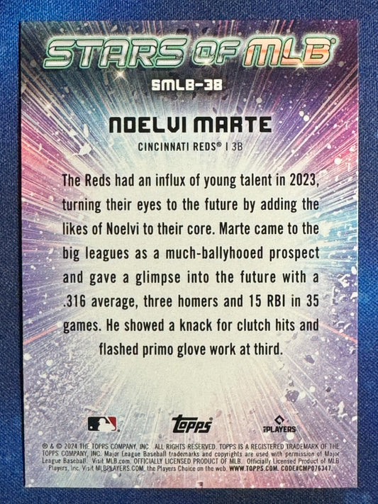 Noelvi Marte 2024 Topps Series 2 #SMLB-38 Stars of MLB Rookie (RC)